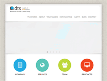 Tablet Screenshot of dtsgis.com